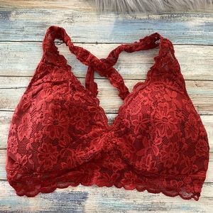 Blood Orange Lace Bralette